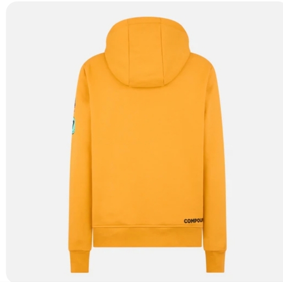 Compound X Save the Duck Men's Yellow Hoody SZ Small - Picture 2 of 6